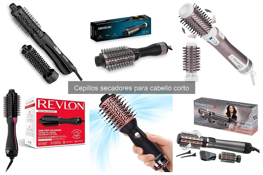 Guía de compra: mejores cepillos secadores para cabello corto