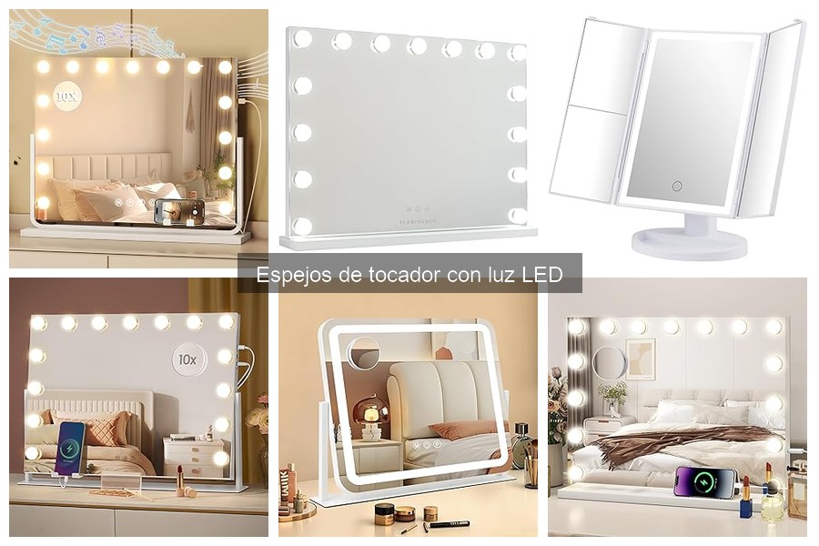 Guía de Instalación del Espejo de Tocador con Luz LED