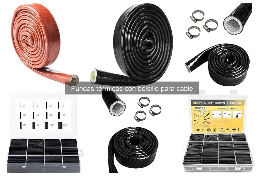 Guía para usar fundas térmicas con bolsillo para cable