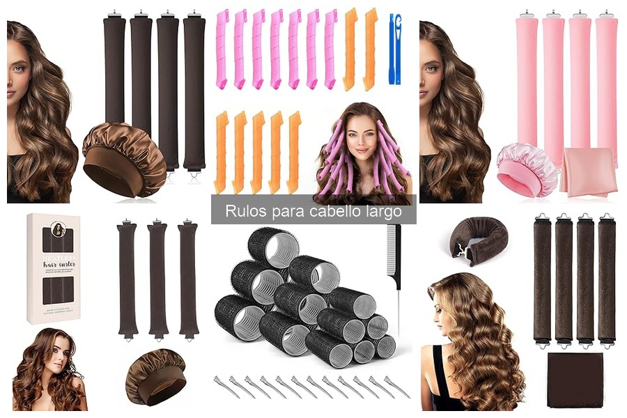 Guía sobre rulos para cabello largo: beneficios y características
