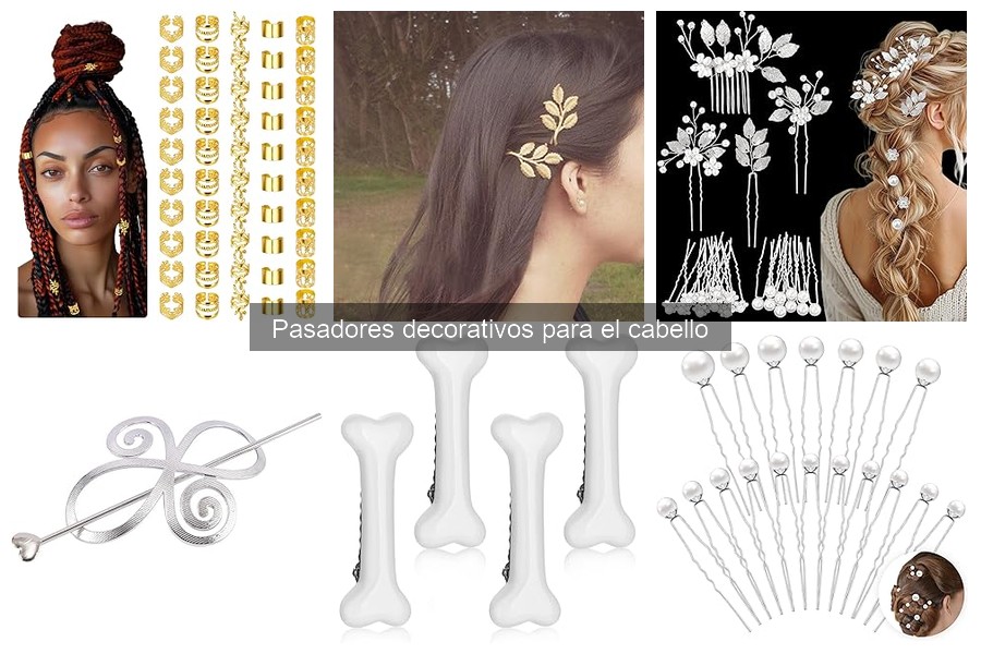 Ideas creativas de peinados con pasadores decorativos