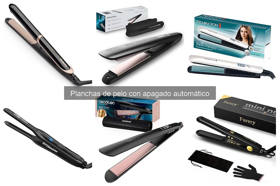 Innovaciones en planchas de pelo con apagado automático