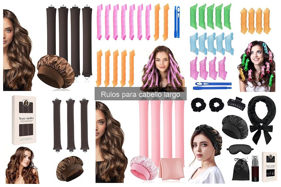 Los mejores rulos para combatir el frizz en cabello largo