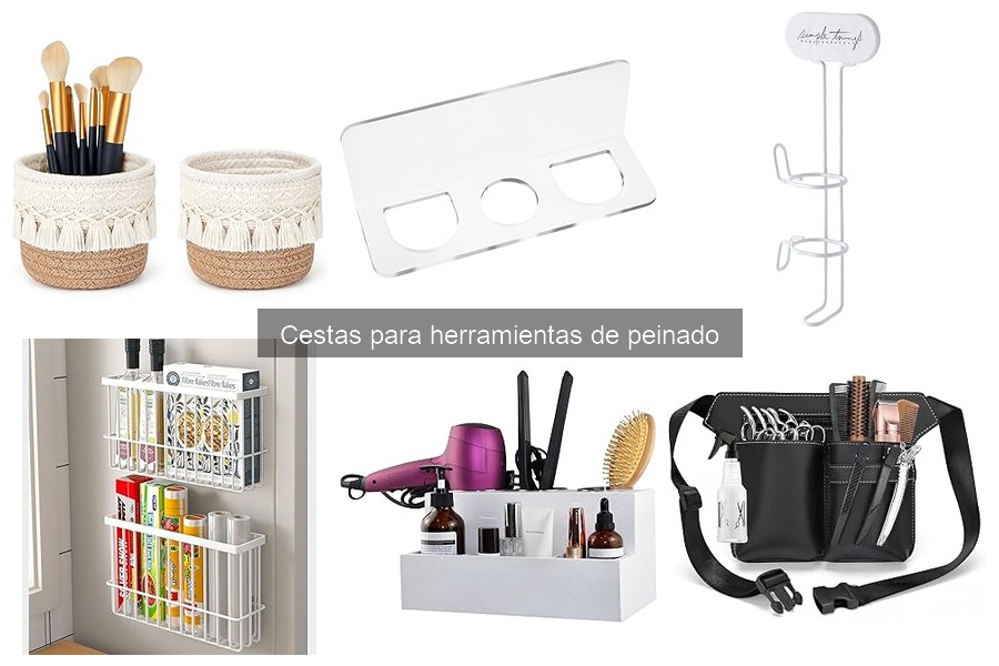 Mantén tus cestas de herramientas de peinado como nuevas