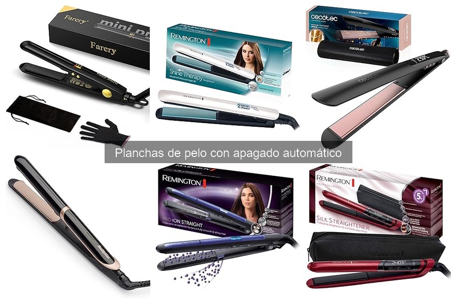 Mantenimiento de Planchas de Pelo con Apagado Automático