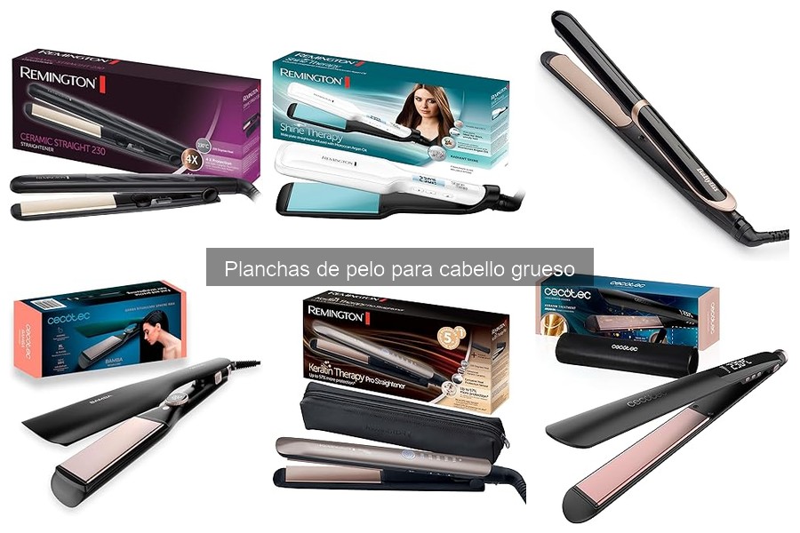 Mantenimiento de Planchas de Pelo para Cabello Grueso