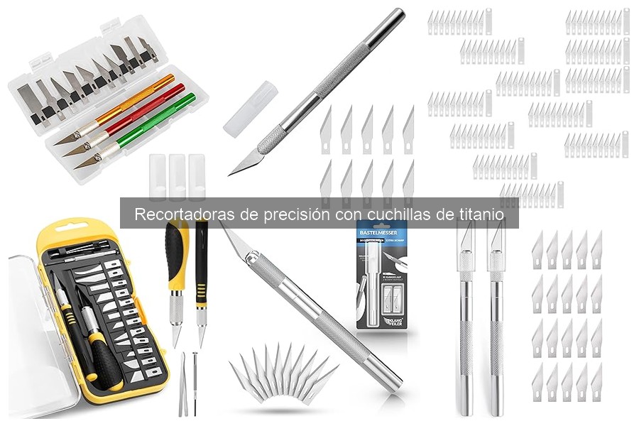 Mantenimiento de Recortadoras de Precisión con Cuchillas de Titanio