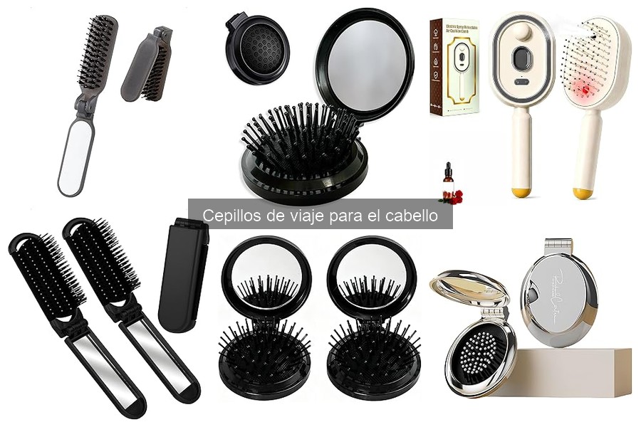 Mantenimiento y limpieza de cepillos de viaje para el cabello