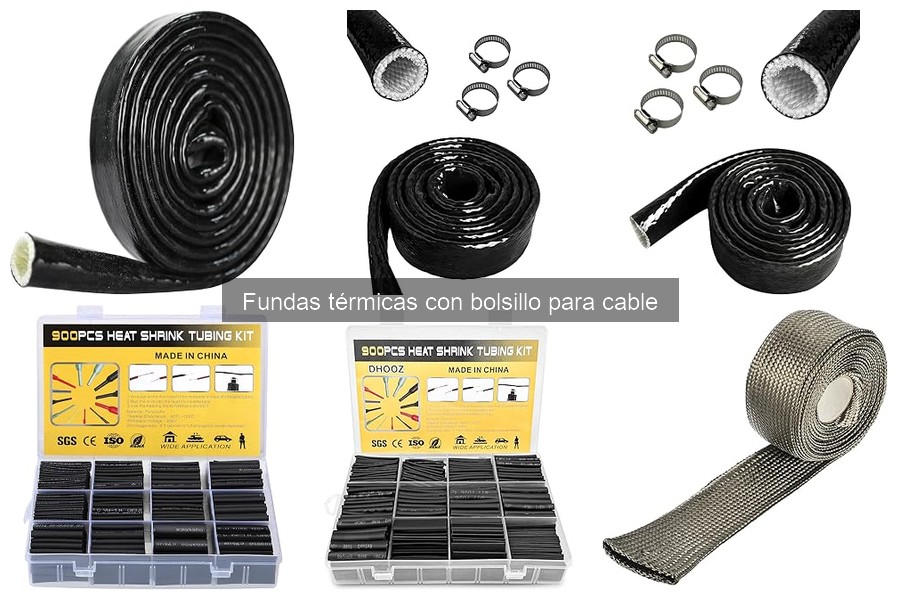 Mantenimiento y limpieza de fundas térmicas con bolsillo para cable