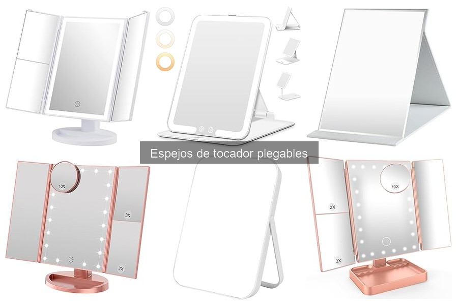 Mejores accesorios para espejos de tocador plegables