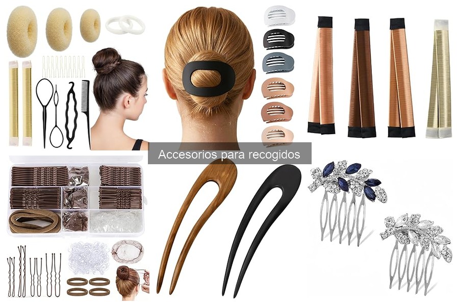 Mejores accesorios para recogidos según el tipo de cabello