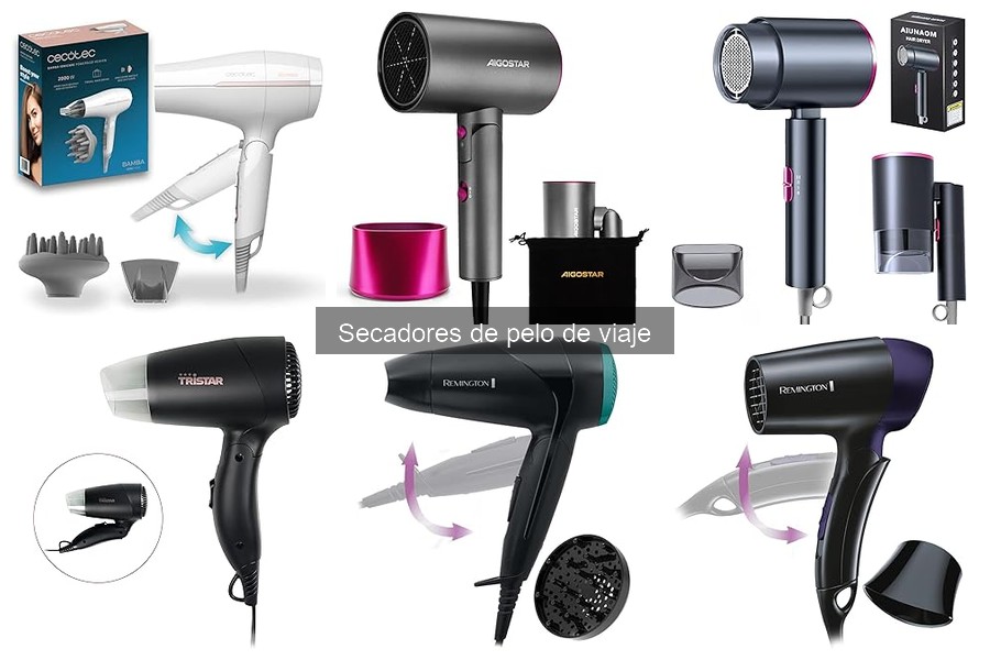 Mejores accesorios para secadores de pelo de viaje