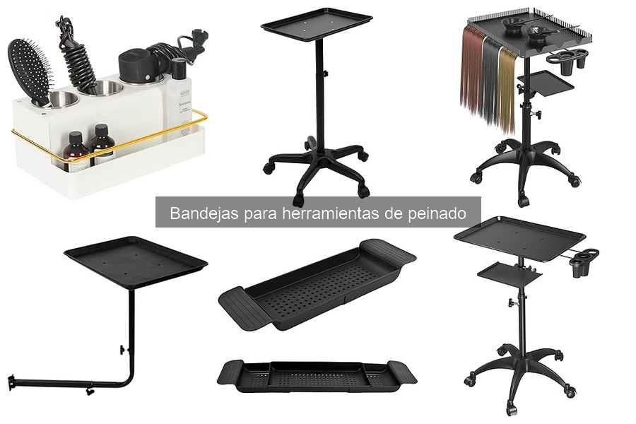 Mejores bandejas para herramientas de peinado en casa