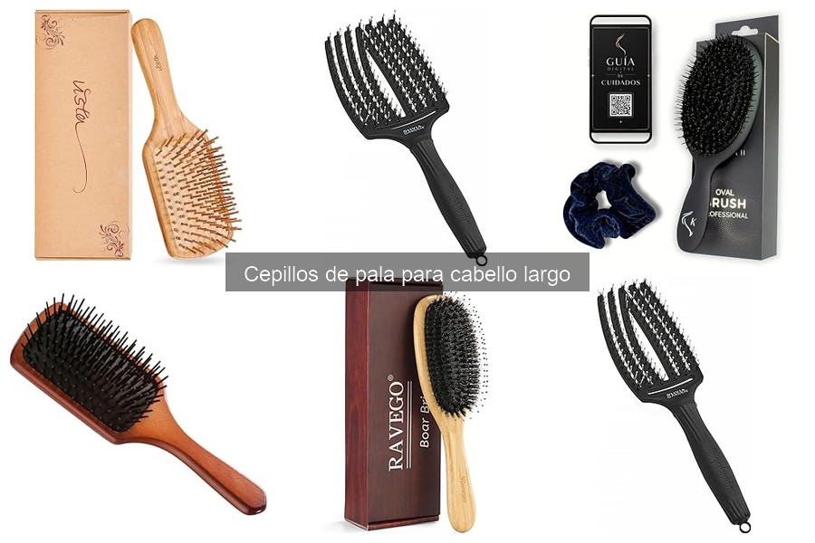 Mejores cepillos de pala para cabello largo en 2023