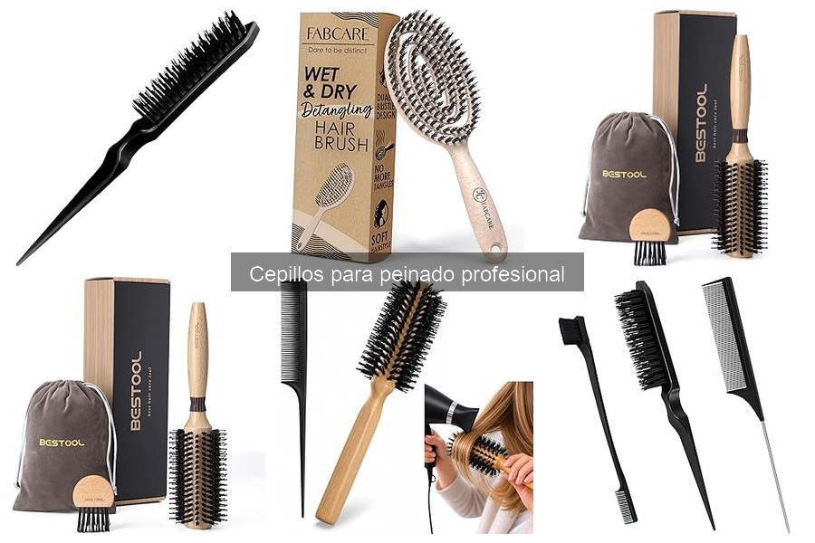 Mejores cepillos para peinado profesional de cabello fino