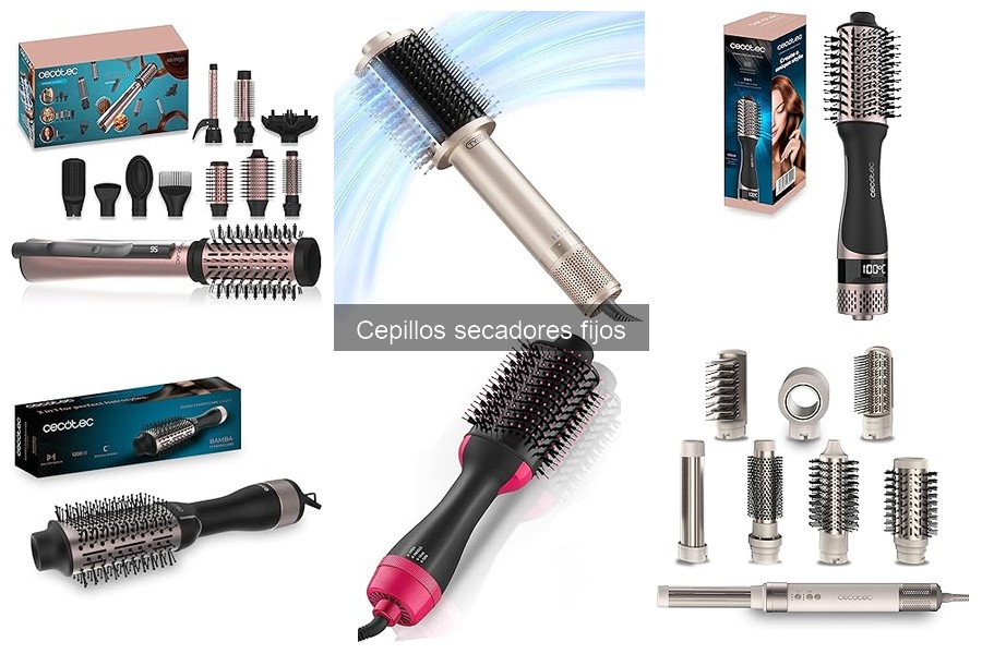 Mejores cepillos secadores fijos para pelo rizado