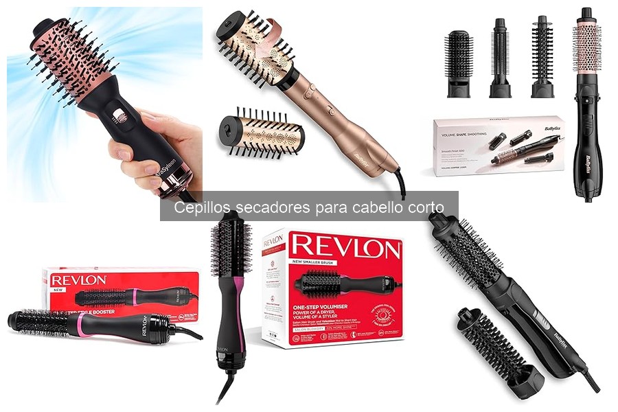 Mejores cepillos secadores para cabello corto en 2023