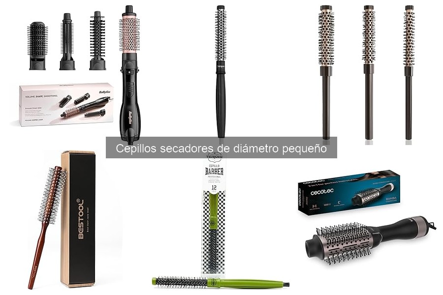 Mejores cepillos secadores pequeños para cabello rizado