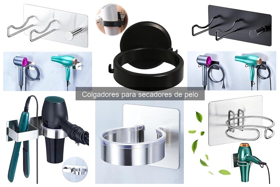 Mejores colgadores para secadores de pelo en 2023