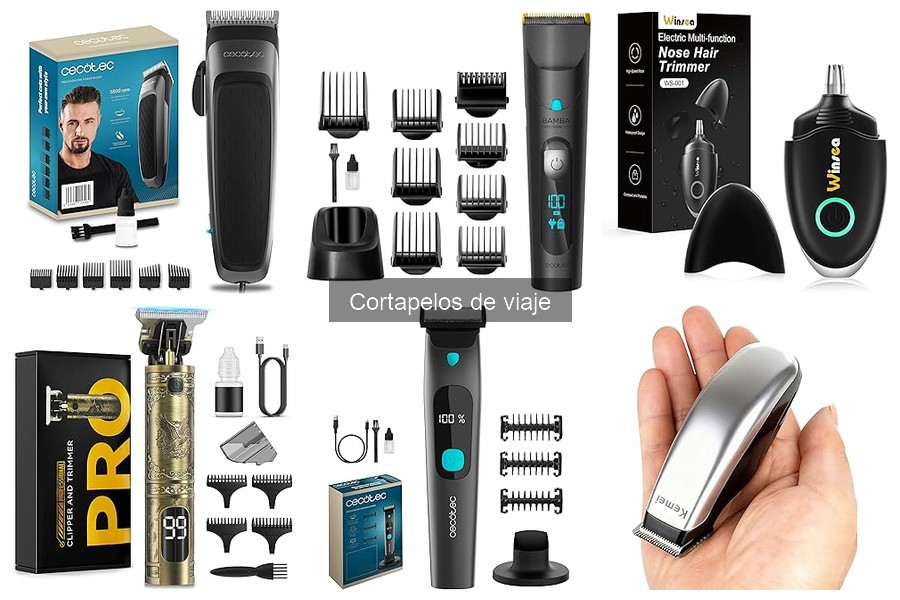 Mejores cortapelos de viaje para viajeros frecuentes