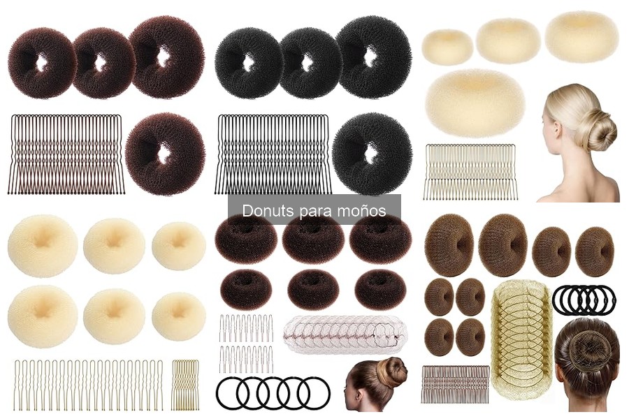 Mejores donuts para moños según tu tipo de cabello