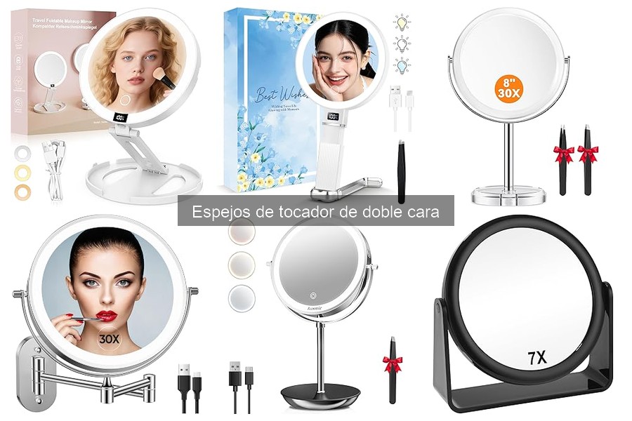 Mejores espejos de tocador de doble cara: marcas y calidad