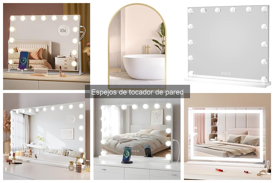 Mejores espejos de tocador de pared para maquillaje en 2023