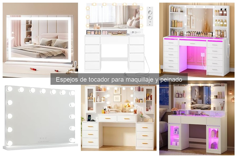 Mejores espejos de tocador para maquillaje según opiniones