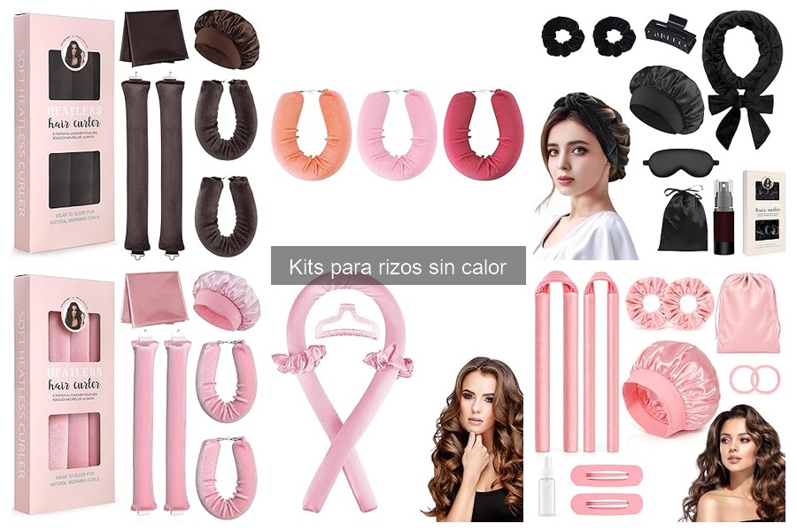 Mejores kits para rizos sin calor: características esenciales