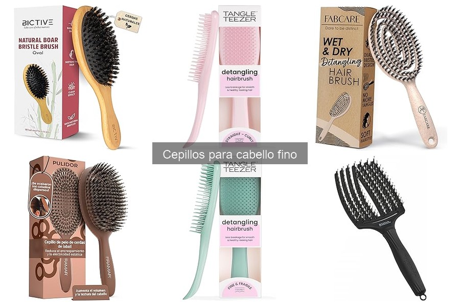 Mejores marcas de cepillos para cabello fino en 2023