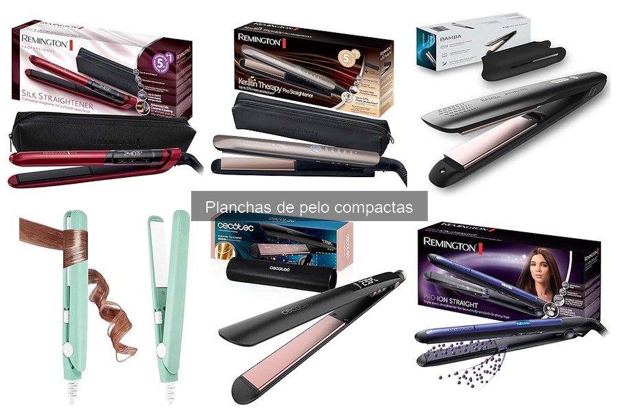 Mejores marcas de planchas de pelo compactas del mercado
