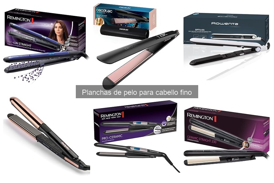 Mejores marcas de planchas para cabello fino en 2023