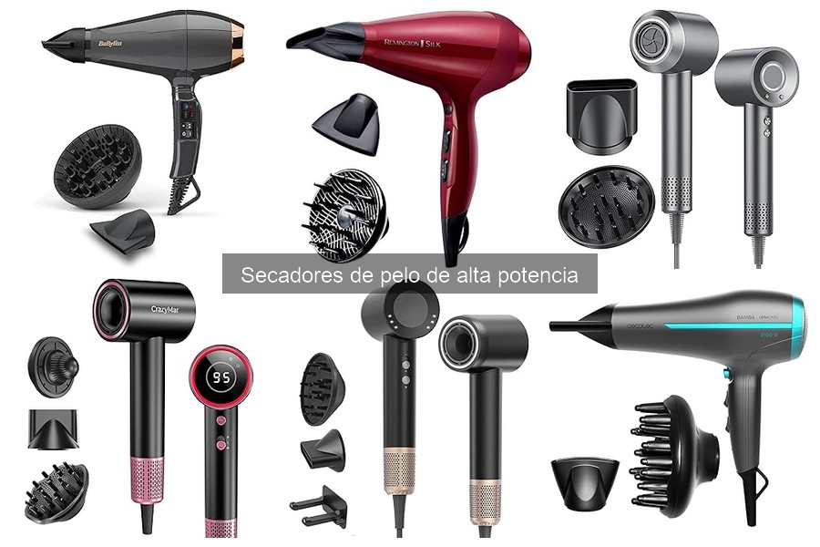 Mejores marcas de secadores de pelo de alta potencia