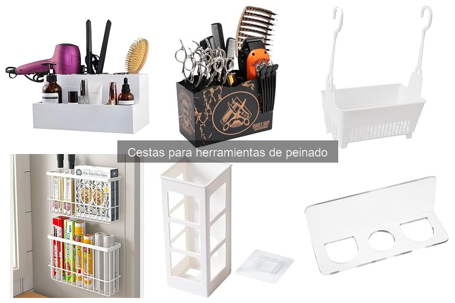Mejores materiales para cestas de herramientas de peinado