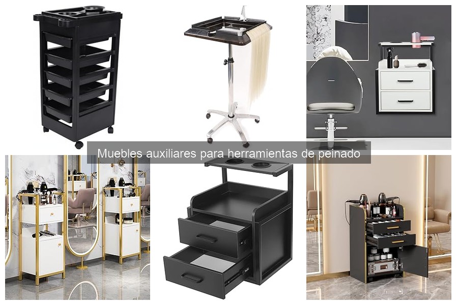 Mejores ofertas en muebles auxiliares para peinado en casa
