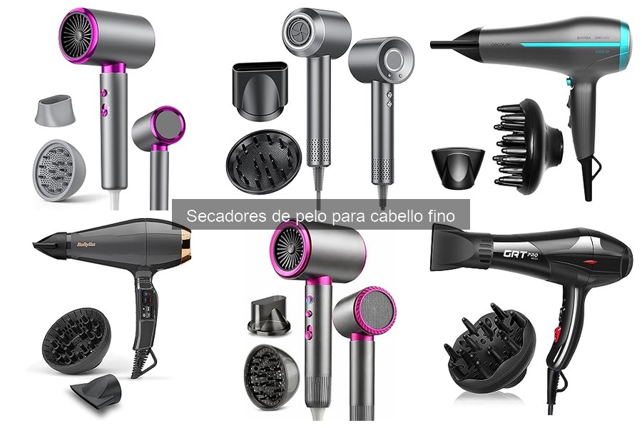 Mejores ofertas en secadores de pelo para cabello fino