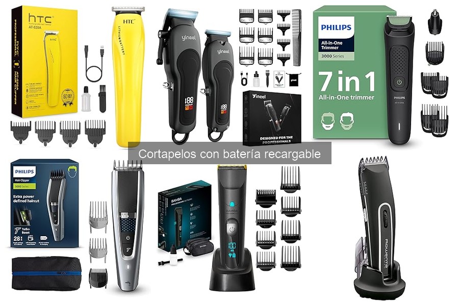 Mejores ofertas para comprar cortapelos recargables