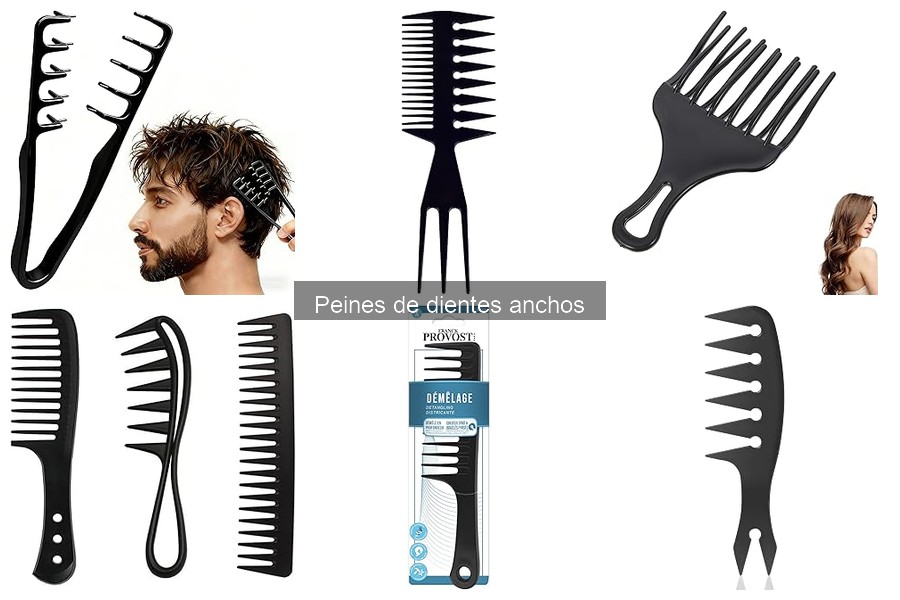 Mejores peines de dientes anchos: Comparativa 2023