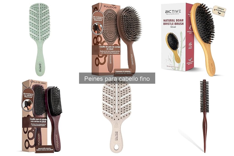 Mejores peines para cabello fino: comparativa y recomendaciones