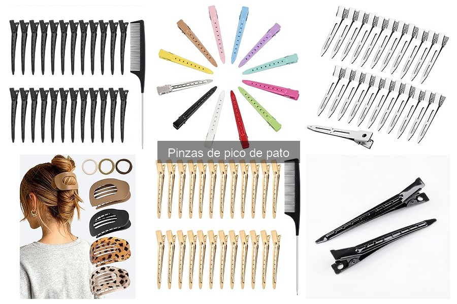 Mejores pinzas de pico de pato para principiantes en peinado