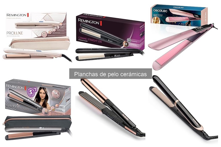 Mejores planchas de pelo cerámicas para uso doméstico