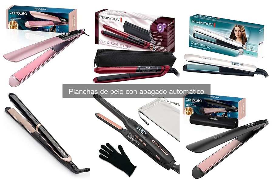 Mejores planchas de pelo con apagado automático para rizos