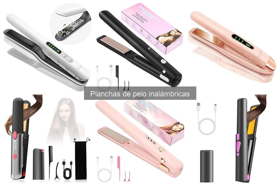 Mejores Planchas de Pelo Inalámbricas para Viajar en 2023