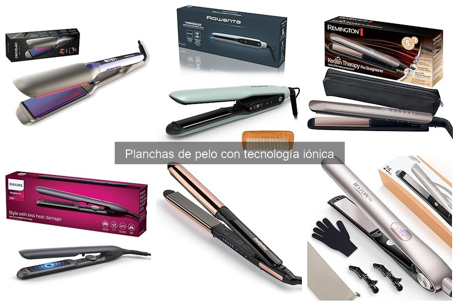 Mejores planchas de pelo iónicas para cabello rizado
