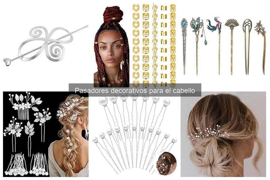 Mejores precios y ofertas de pasadores decorativos para el cabello