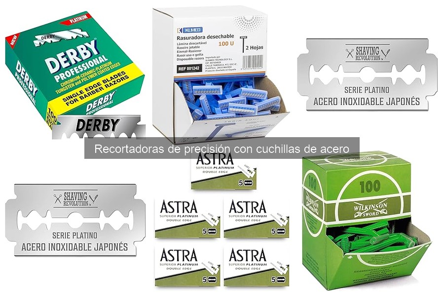 Mejores recortadoras de precisión con cuchillas de acero para el hogar