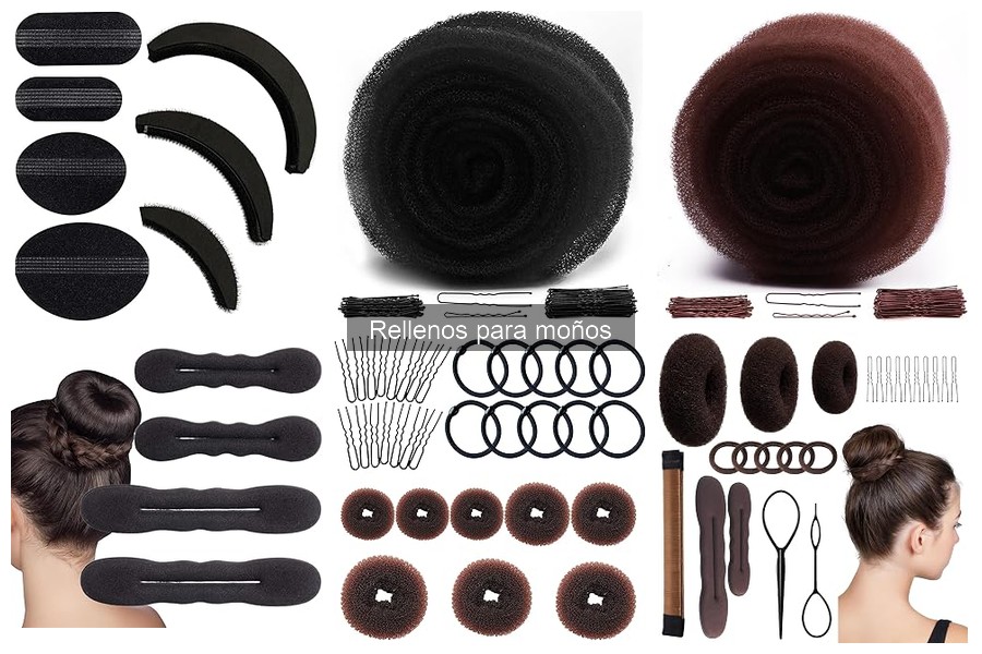 Mejores rellenos para moños de cabello fino: Comparativa 2023