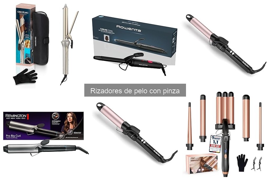 Mejores rizadores de pelo con pinza: comparativa 2023