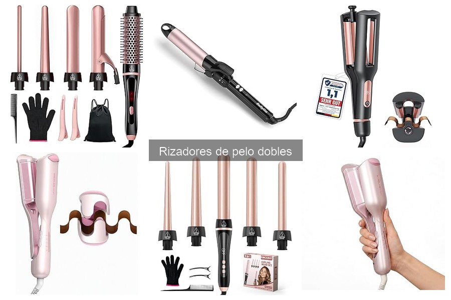 Mejores rizadores de pelo dobles para cabellos rizados