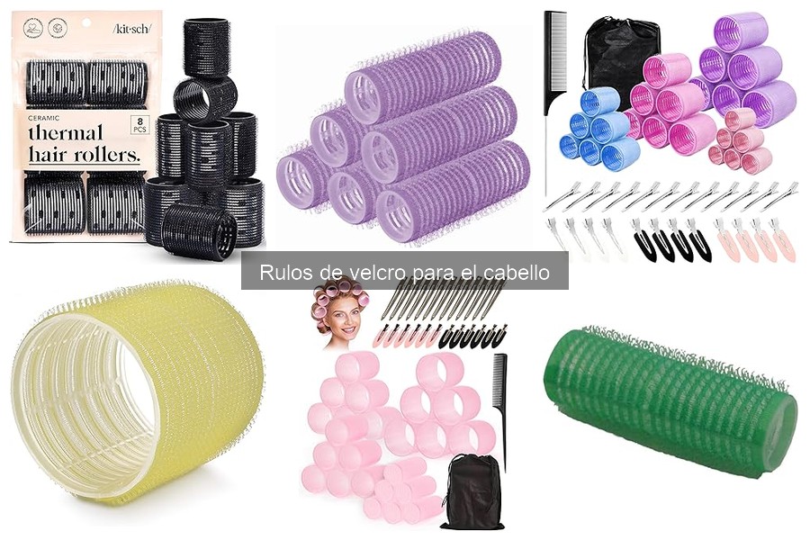 Mejores rulos de velcro para tu tipo de cabello: guía de compra